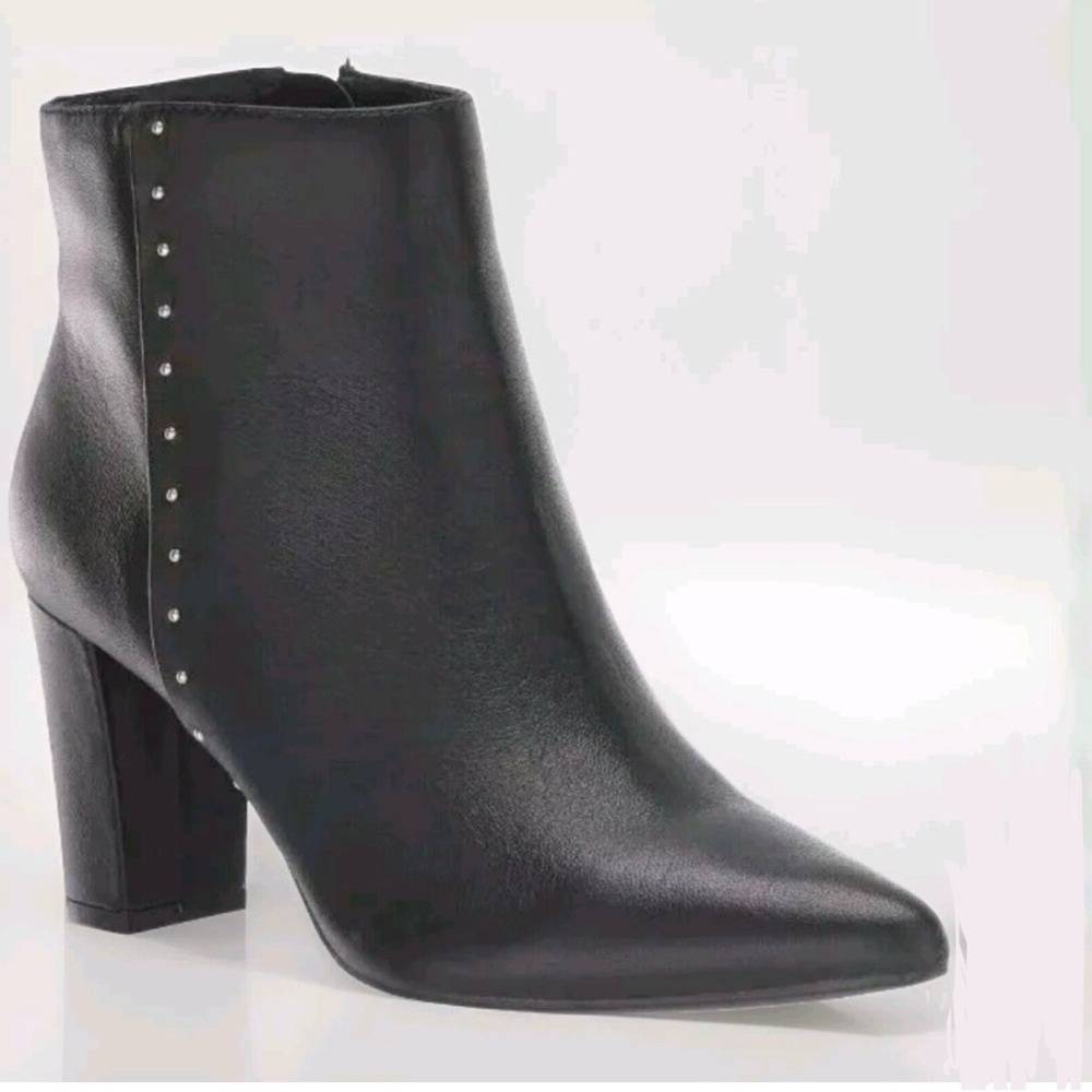 Bandolino Black Ankle Boots with Stud Detail